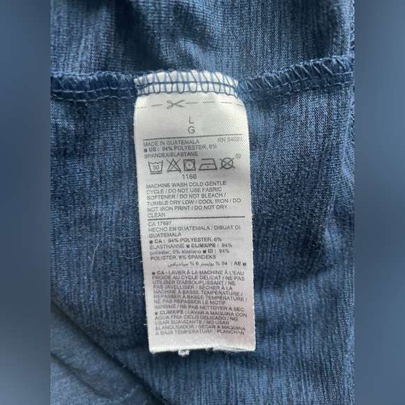 Old Navy Active Men's Navy Blue Short Sleeve Tee Active Wear Workout Gym - Picture 5 of 5